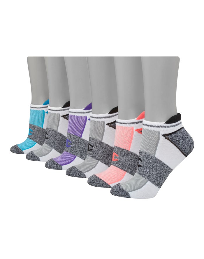 Champion Womens Socks NZ - Heel Shield® 6-Pairs Grey ( 2750-PDOJH )